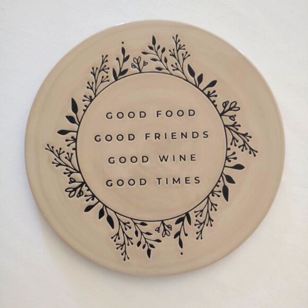 Charcuterie Food Platter "Lift The Spirits" Design by Demdaco~